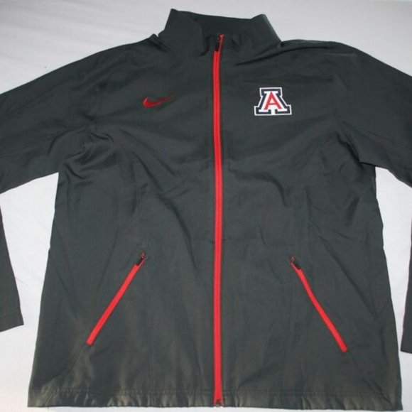 Nike Arizona Wildcats Windbreaker Dri Fit Jacket Men L NEW Gray - Picture 1 of 3